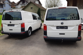 VW T6 2.0TDI 4x4 Langversion 2xSchiebetüren Werkstattausrüstung und AHK 2500kg Lieferwagen